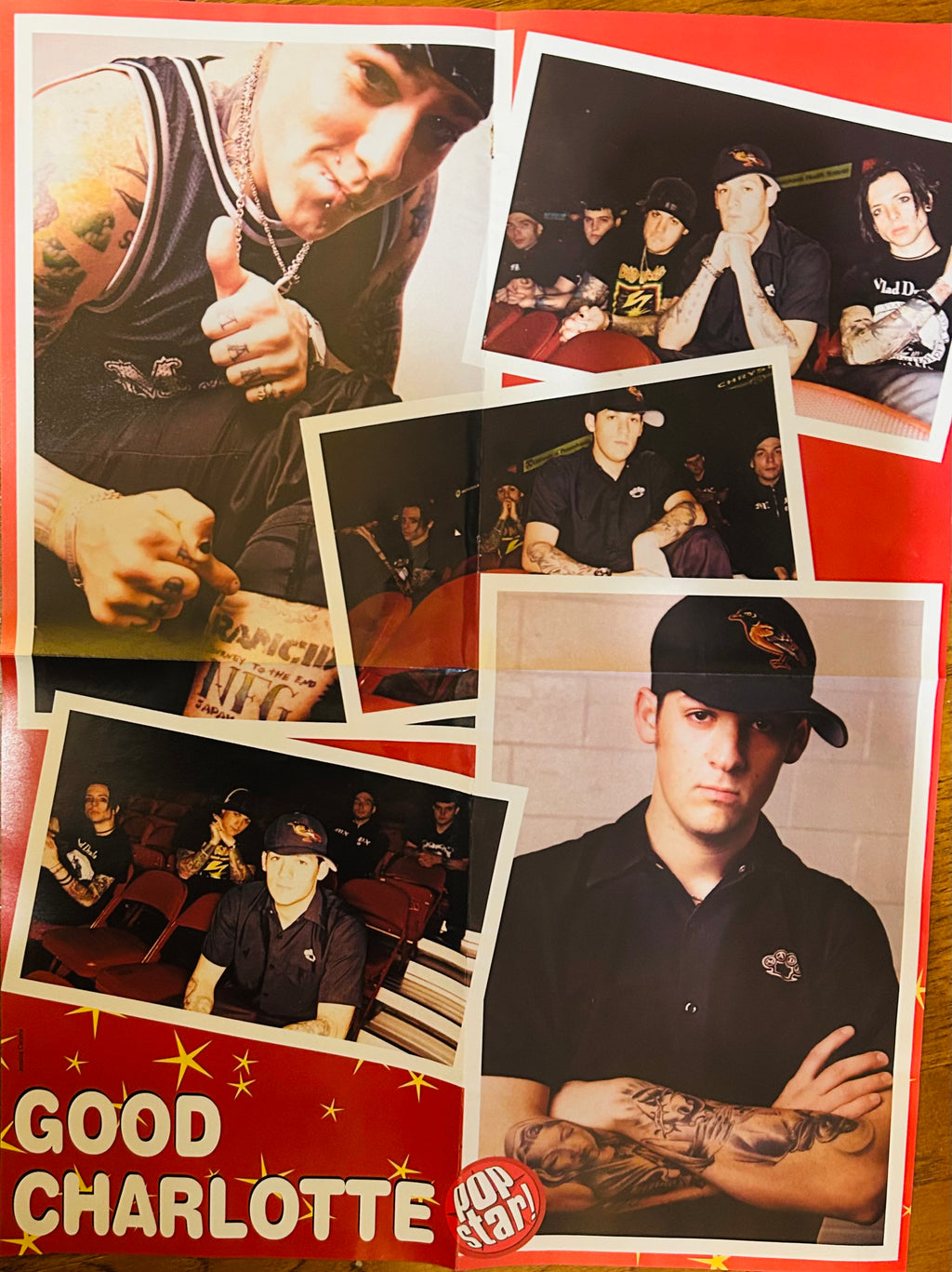 Good Charlotte Pop Star! Magazine Poster - back side