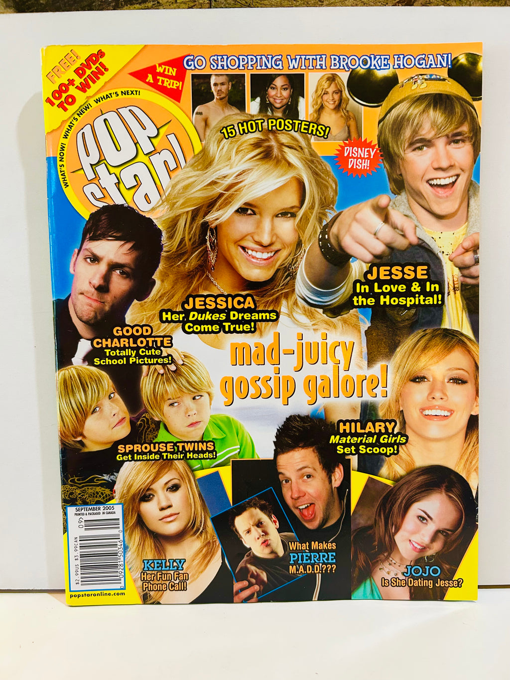 Pop Star! Magazine September 2005 front cover