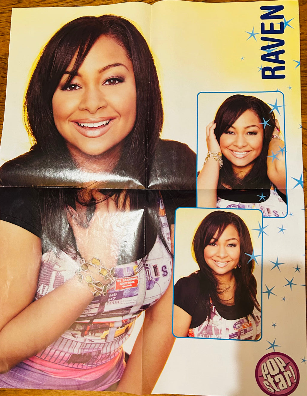 Raven-Symoné Pop Star! Magazine Poster - back side