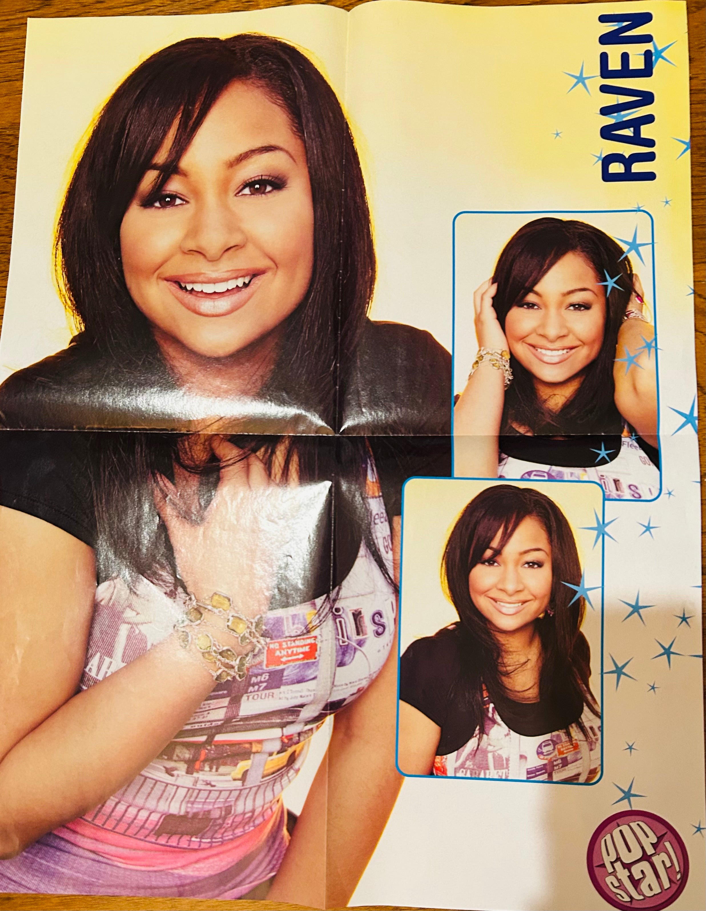 Raven-Symoné Pop Star! Magazine Poster - back side