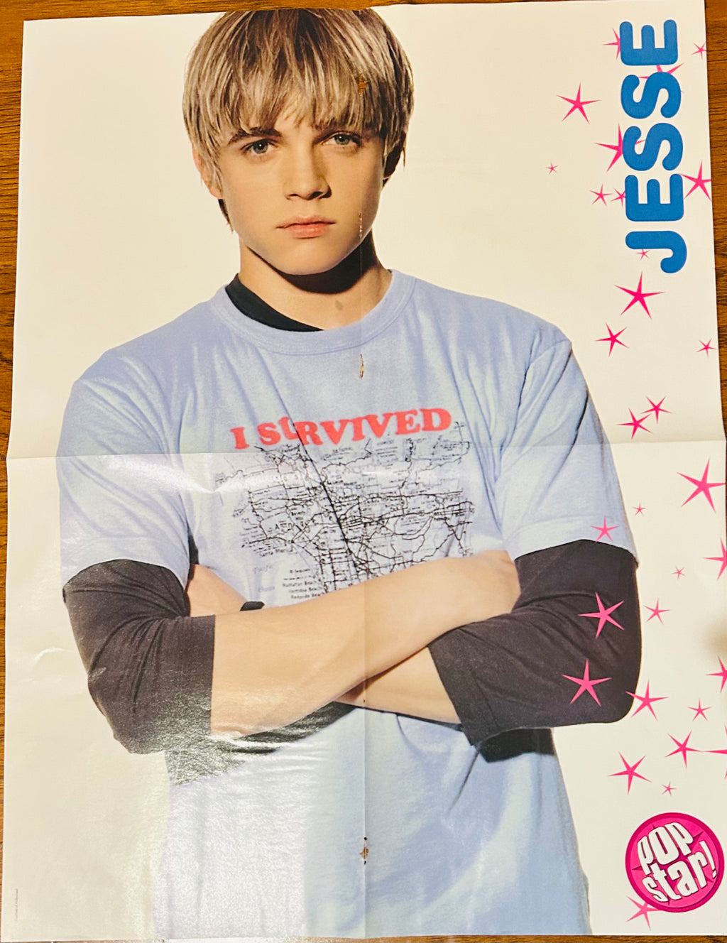 Jesse McCartney Pop Star! Magazine Poster - front side