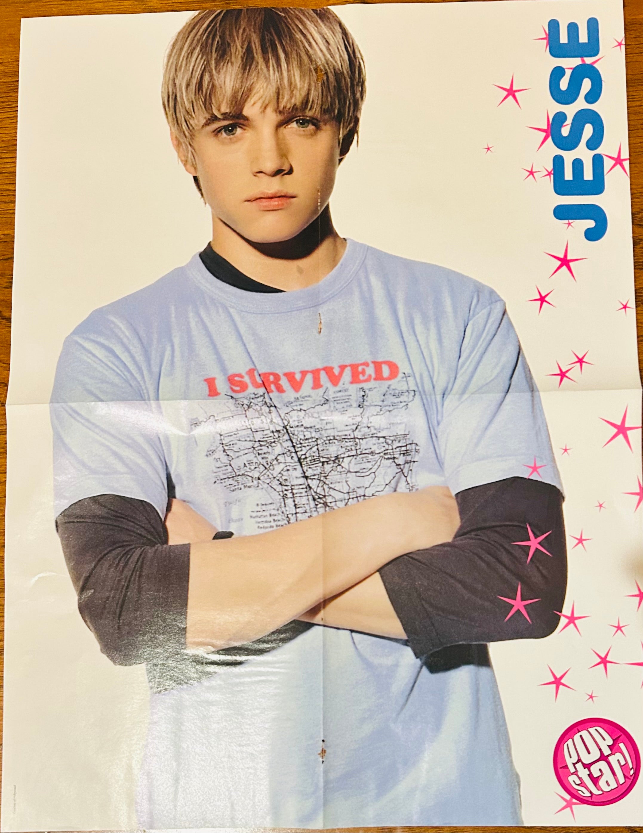 Jesse McCartney Pop Star! Magazine Poster - front side