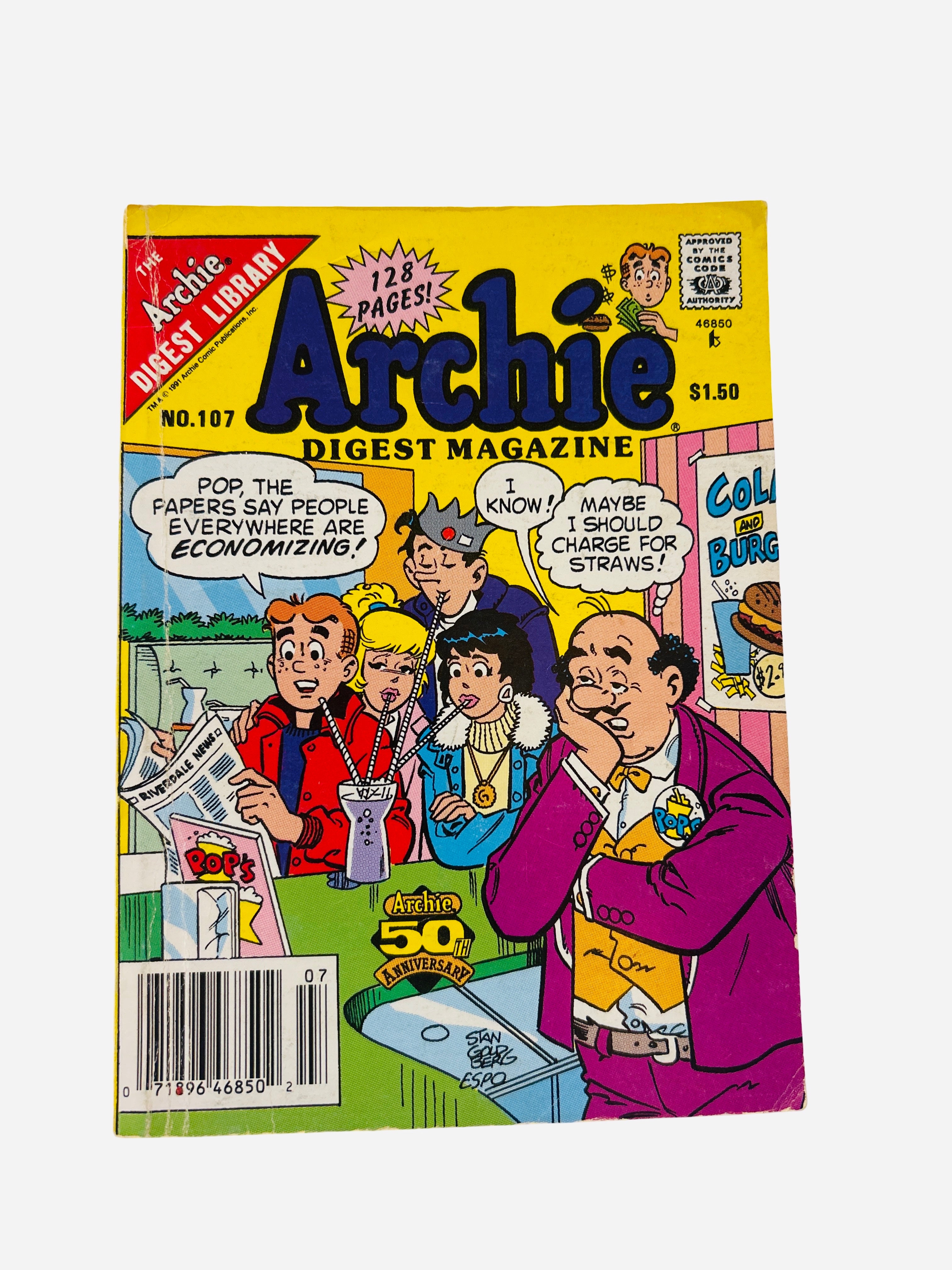 Archie Digest Magazine #107 cover