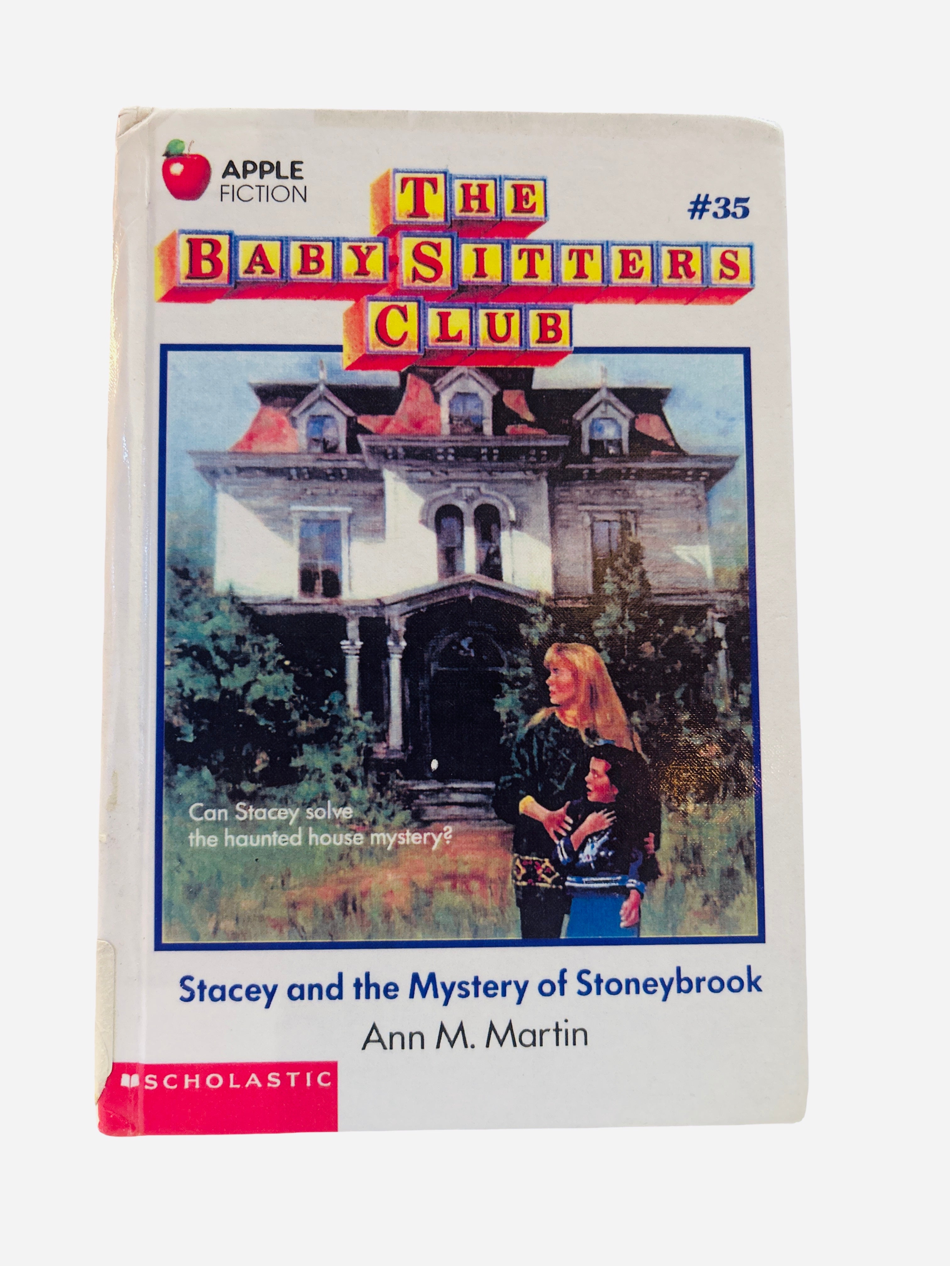 Stacey and the Mystery of Stoneybrook Baby-Sitters Club #35 ex-library hardcover