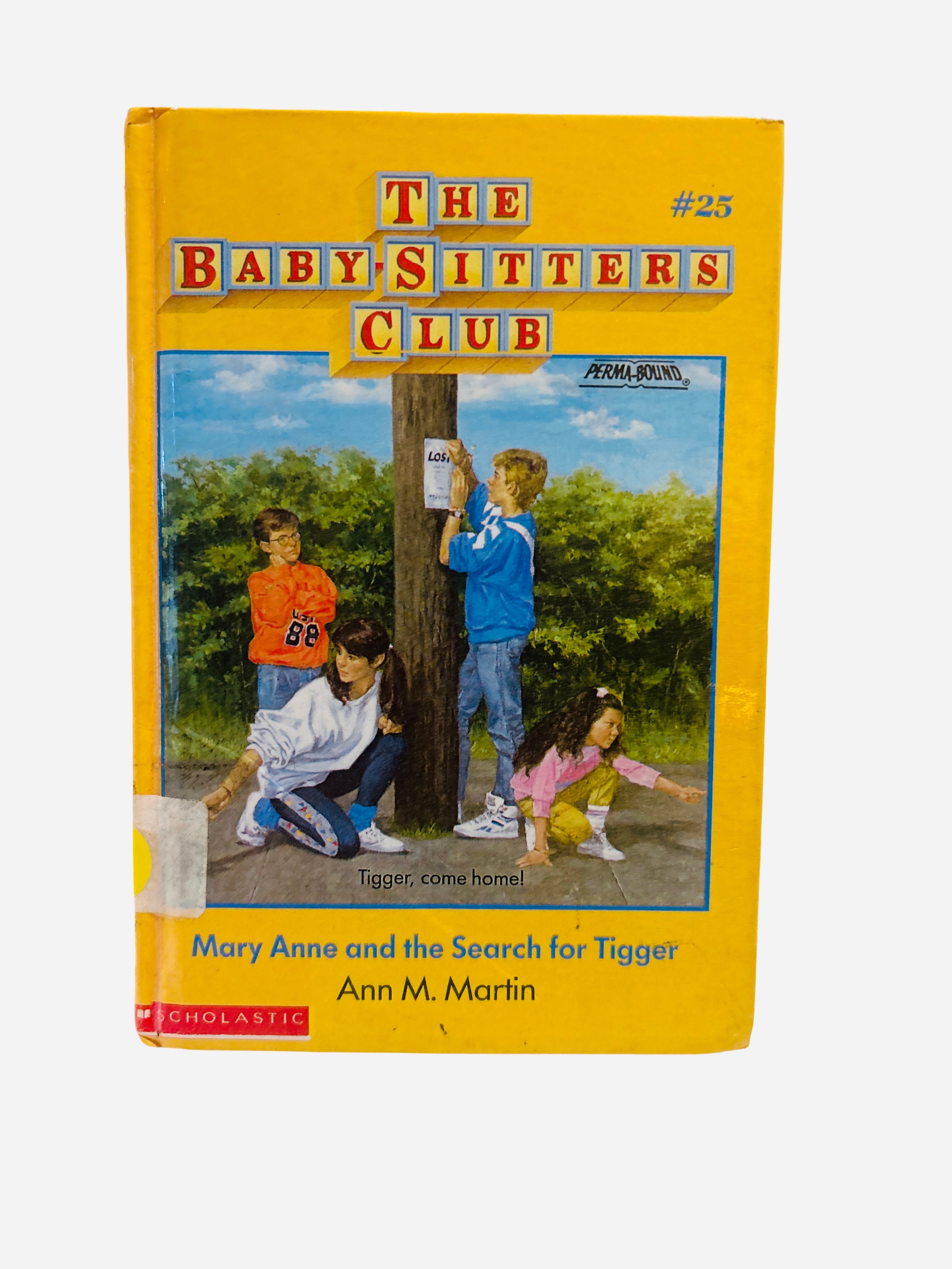 Mary Anne and the Search for Tigger Baby-Sitters Club #25 ex-library hardcover
