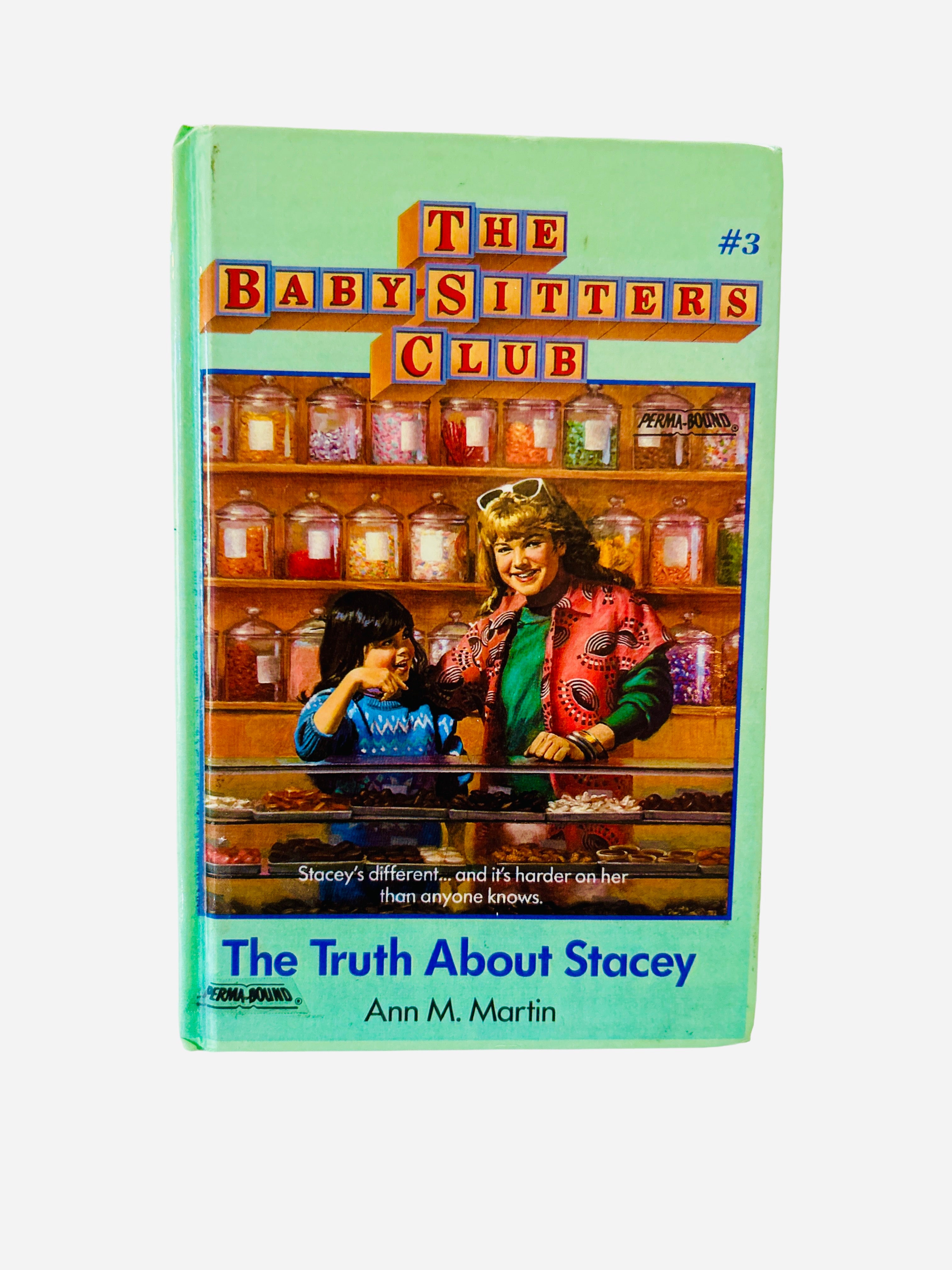 The Truth About Stacey Baby-Sitters Club #3 ex-library Perma-Bound hardcover