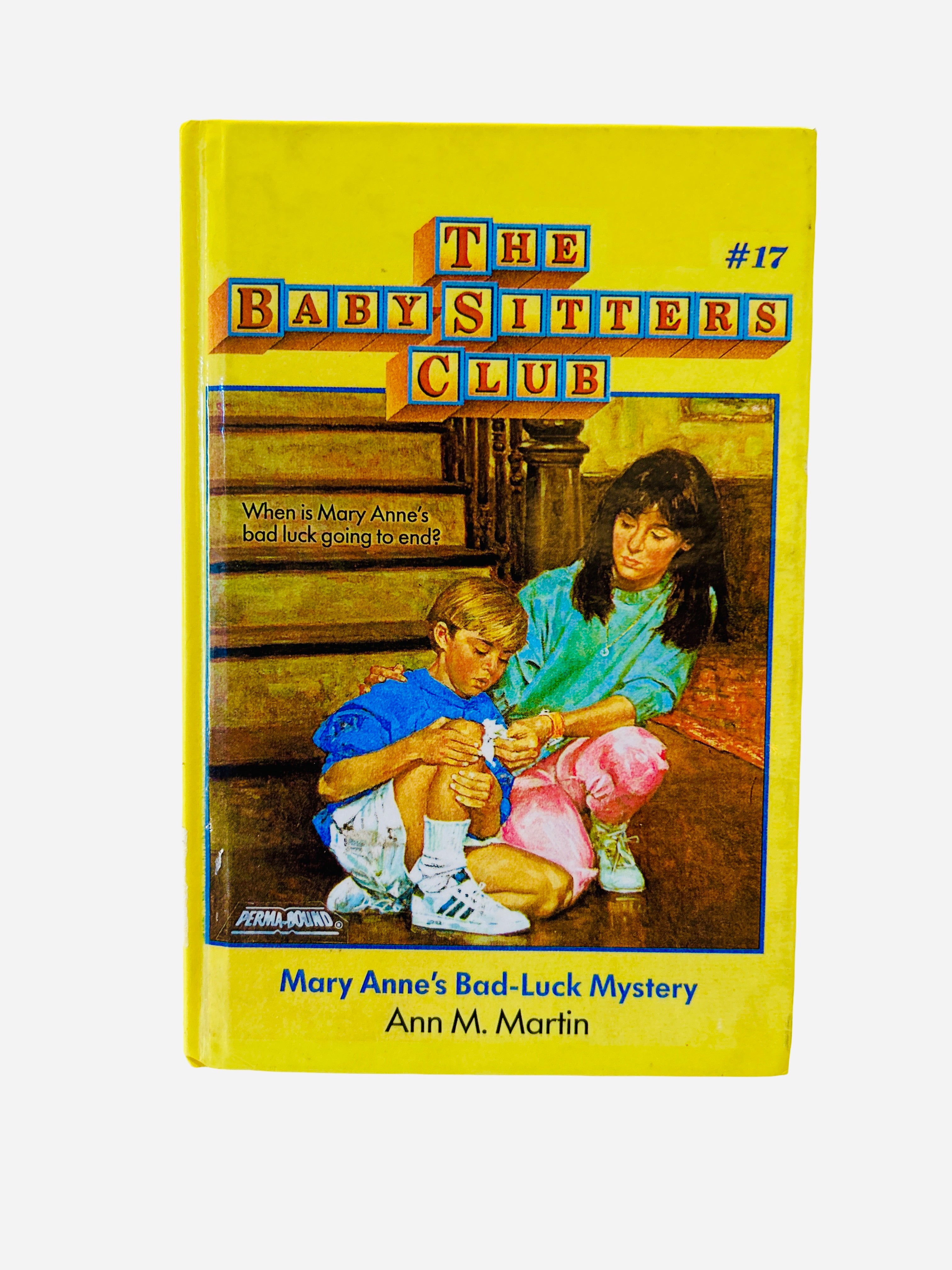 Mary Anne's Bad-Luck Mystery Baby-Sitters Club #17 ex-library Perma-Bound hardcover
