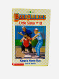 Karen's Home Run Baby-Sitters Little Sister #18 ex-library Perma-Bound hardcover