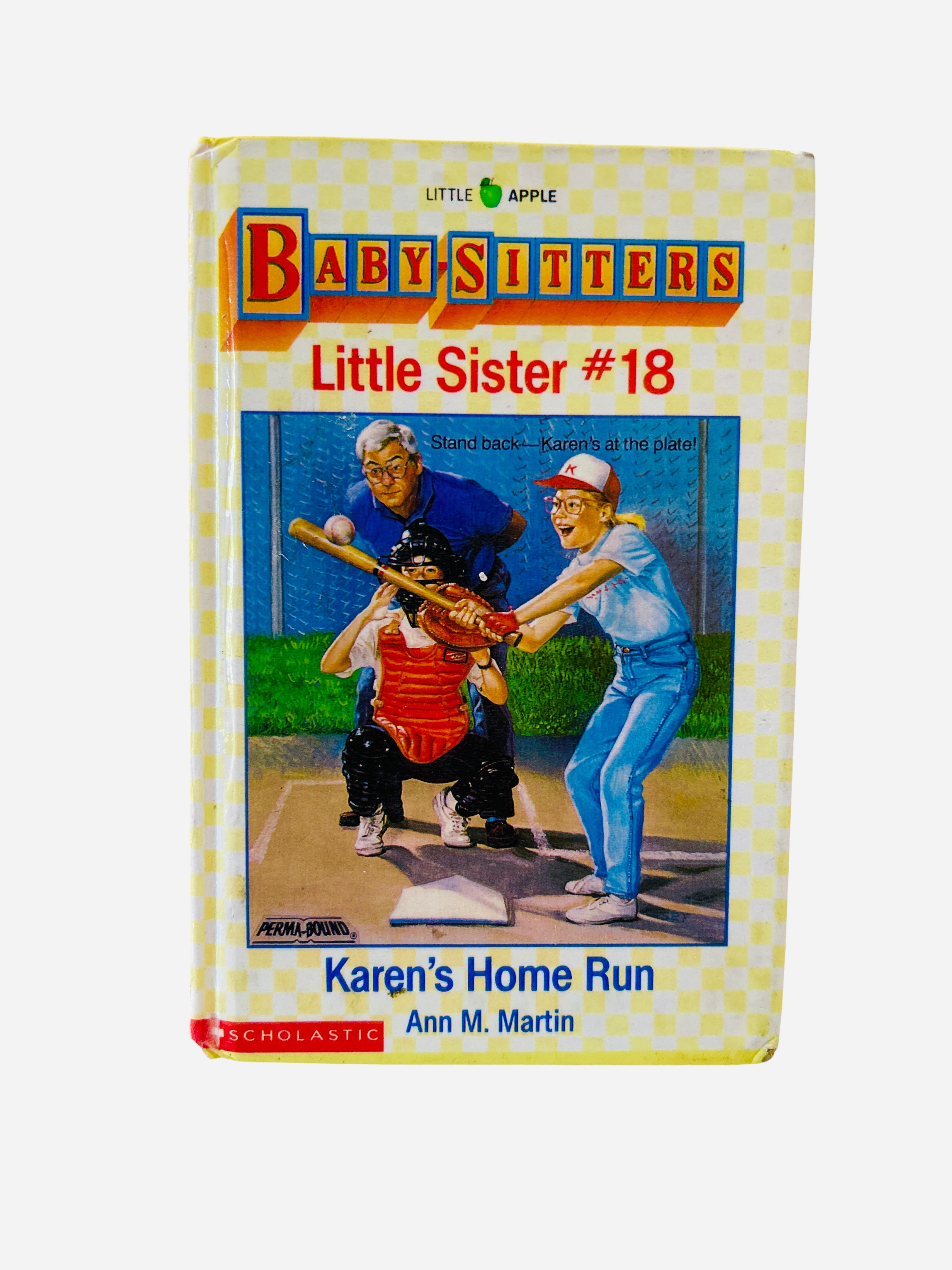 Karen's Home Run Baby-Sitters Little Sister #18 ex-library Perma-Bound hardcover