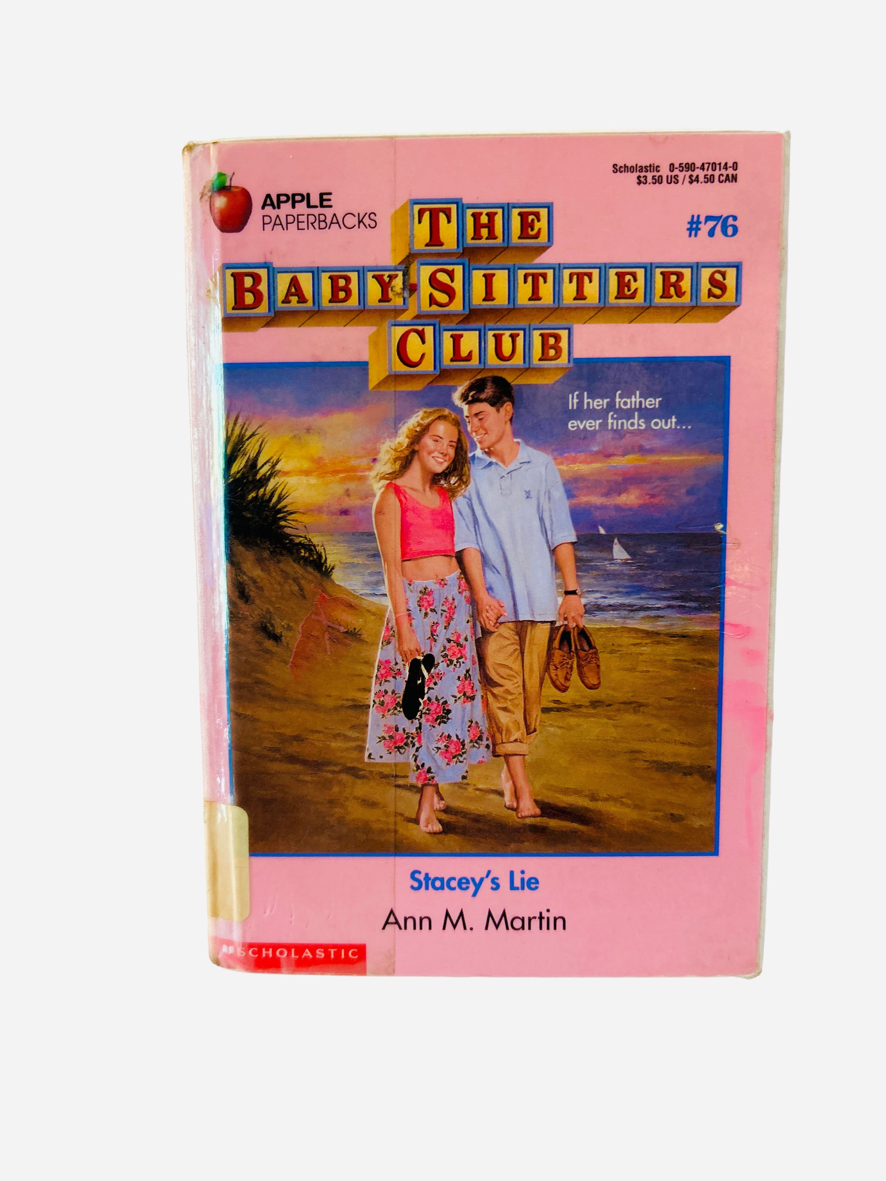 Stacey's Lie Baby-Sitters Club #76 ex-library Perma-Bound hardcover