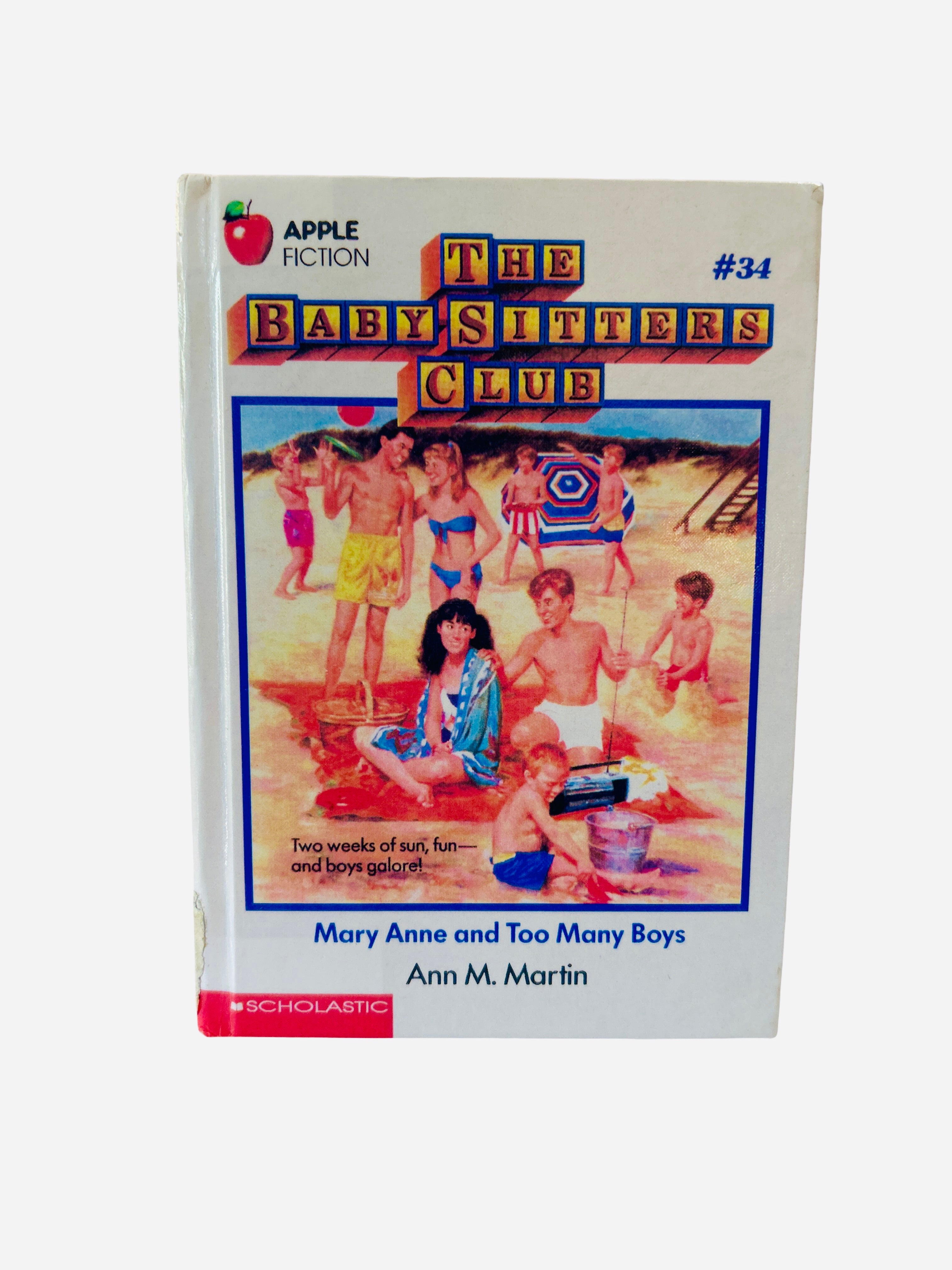 Mary Anne and Too Many Boys Baby-Sitters Club #34 ex-library Perma-Bound hardcover