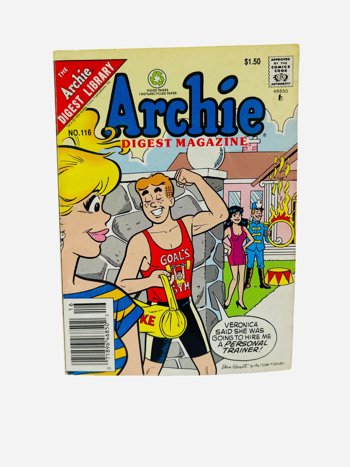 Archie Digest Magazine No. 116 cover