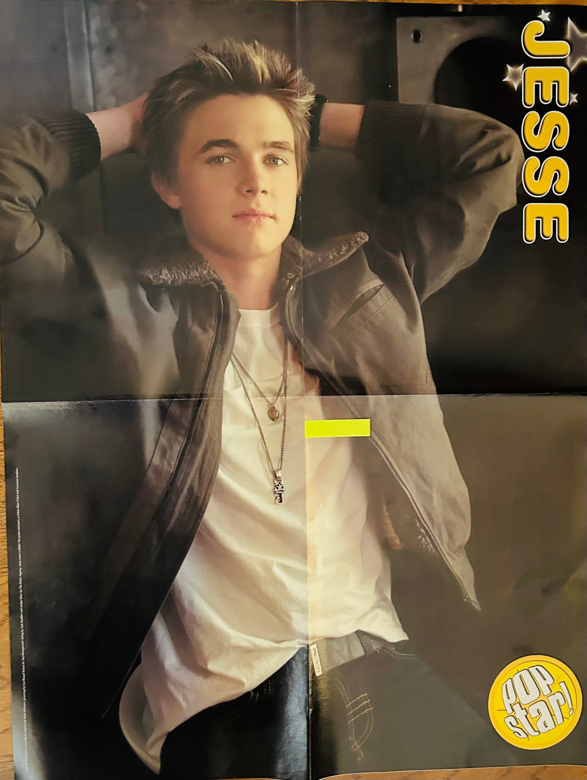 Jesse McCartney Pop Star! Magazine Poster - front side