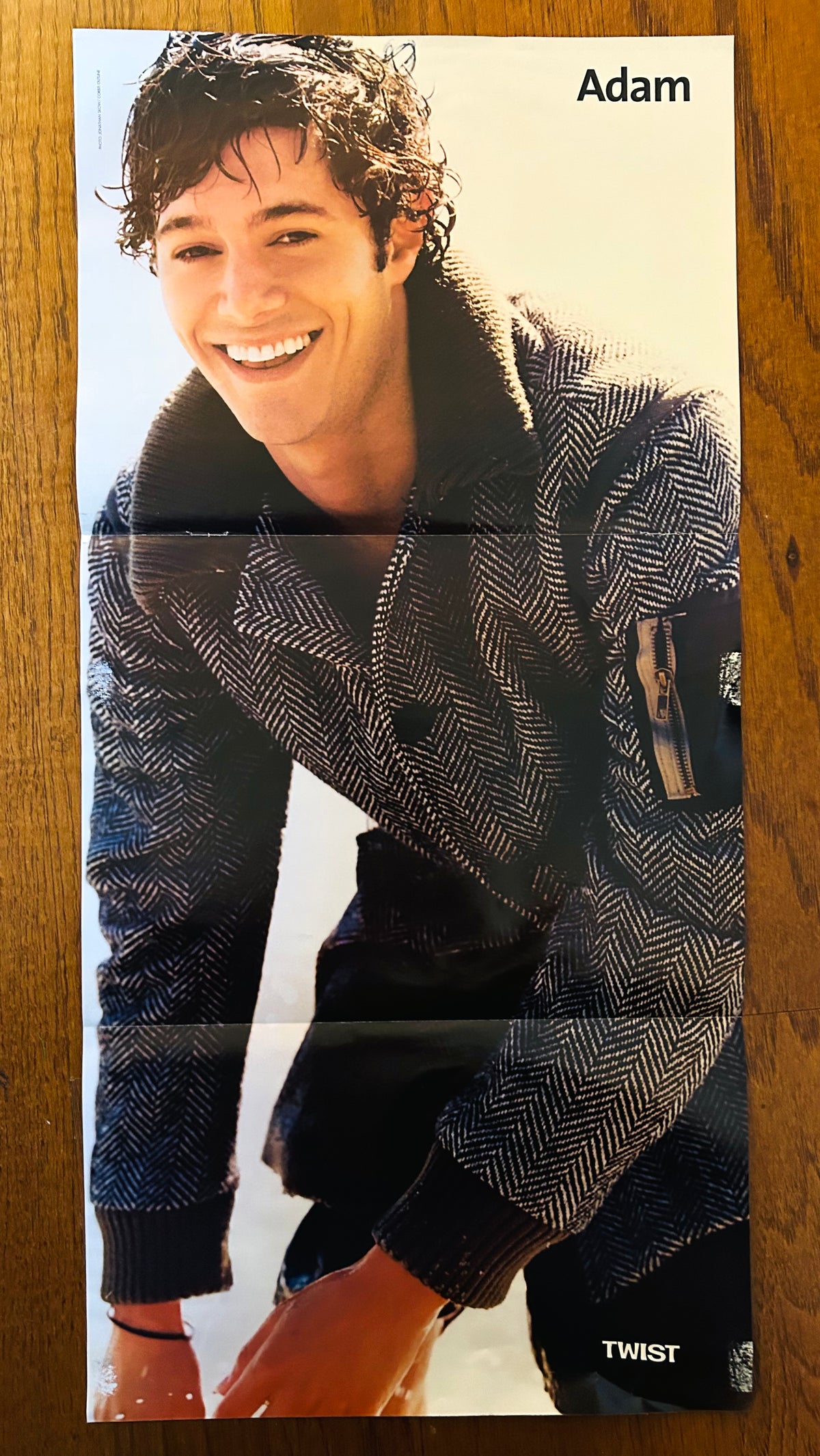 Adam side of 2004 TWIST double-sided 10x22 poster