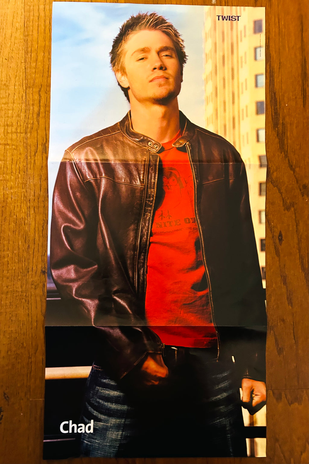 Chad side of 2004 TWIST double-sided 10x22 poster