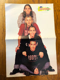 The Moffatts side of 1999 SuperTeen double-sided 11x16 poster