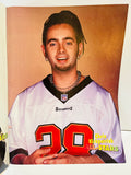 Chris Kirkpatrick NSYNC Buccaneers jersey pin-up front – Teen Beat All-Stars Summer 1999