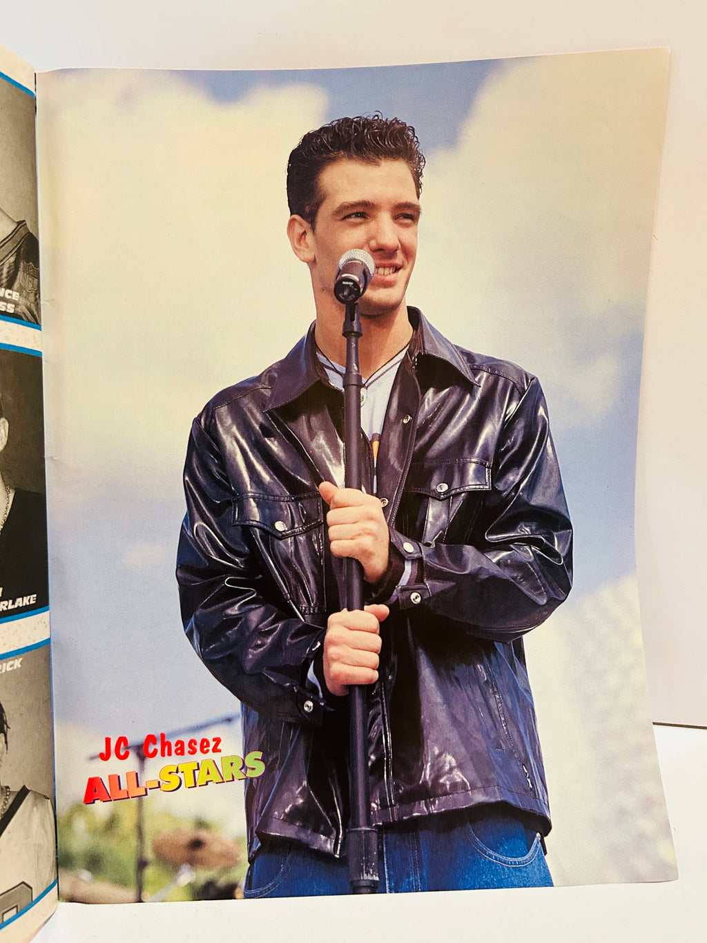 JC Chasez NSYNC Teen Beat All-Stars Summer 1999 pin-up poster page