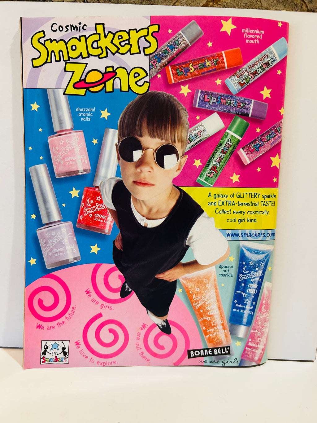Bonne Bell Cosmic Smackers Zone Lip Smacker ad – Teen Beat All-Stars Summer 1999
