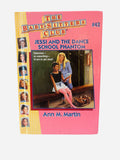 Jessi and the Dance School Phantom Baby-Sitters Club #42 ex-library large print hardcover cover