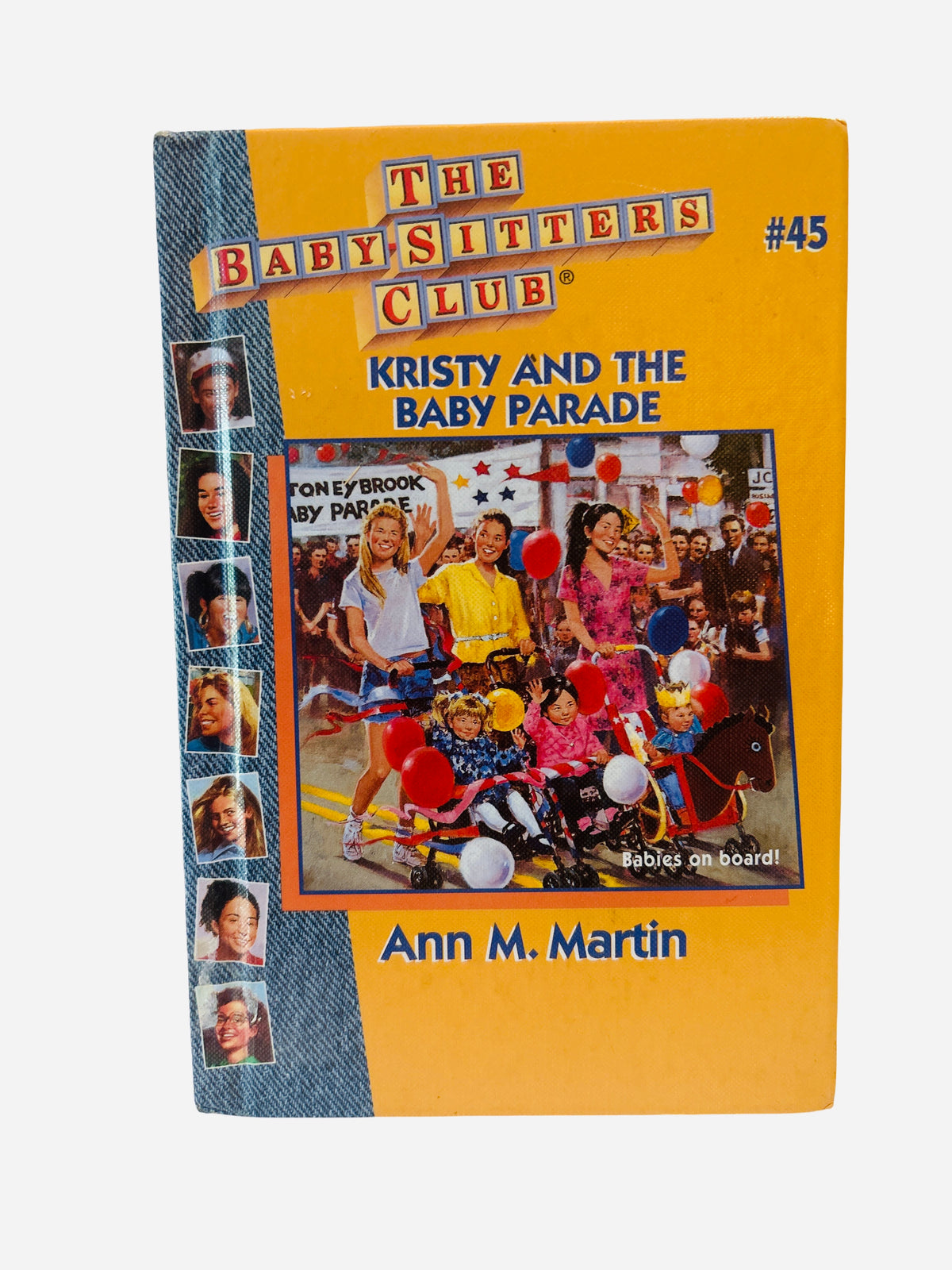 Kristy and the Baby Parade Baby-Sitters Club #45 ex-library large print hardcover cover