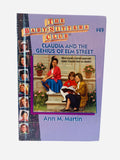 Claudia and the Genius of Elm Street Baby-Sitters Club #49 ex-library large print hardcover cover