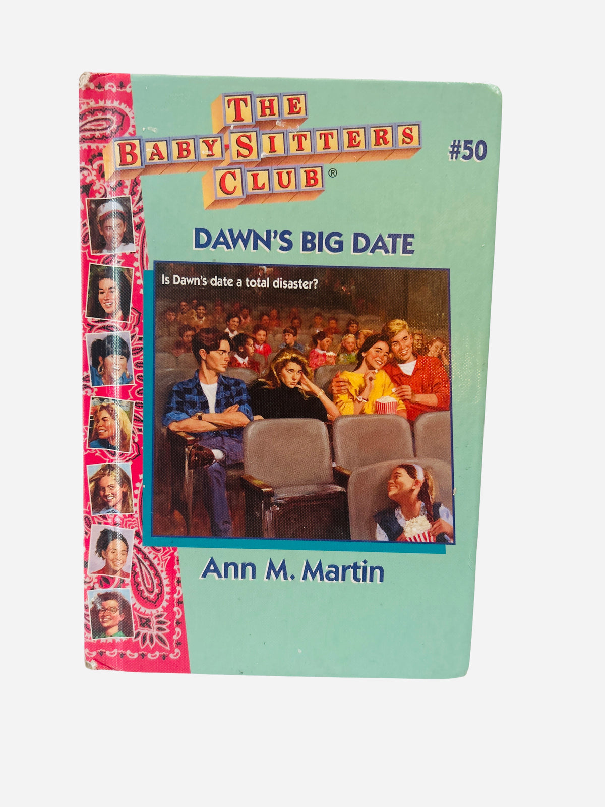 Dawn's Big Date Baby-Sitters Club #50 ex-library large print hardcover cover
