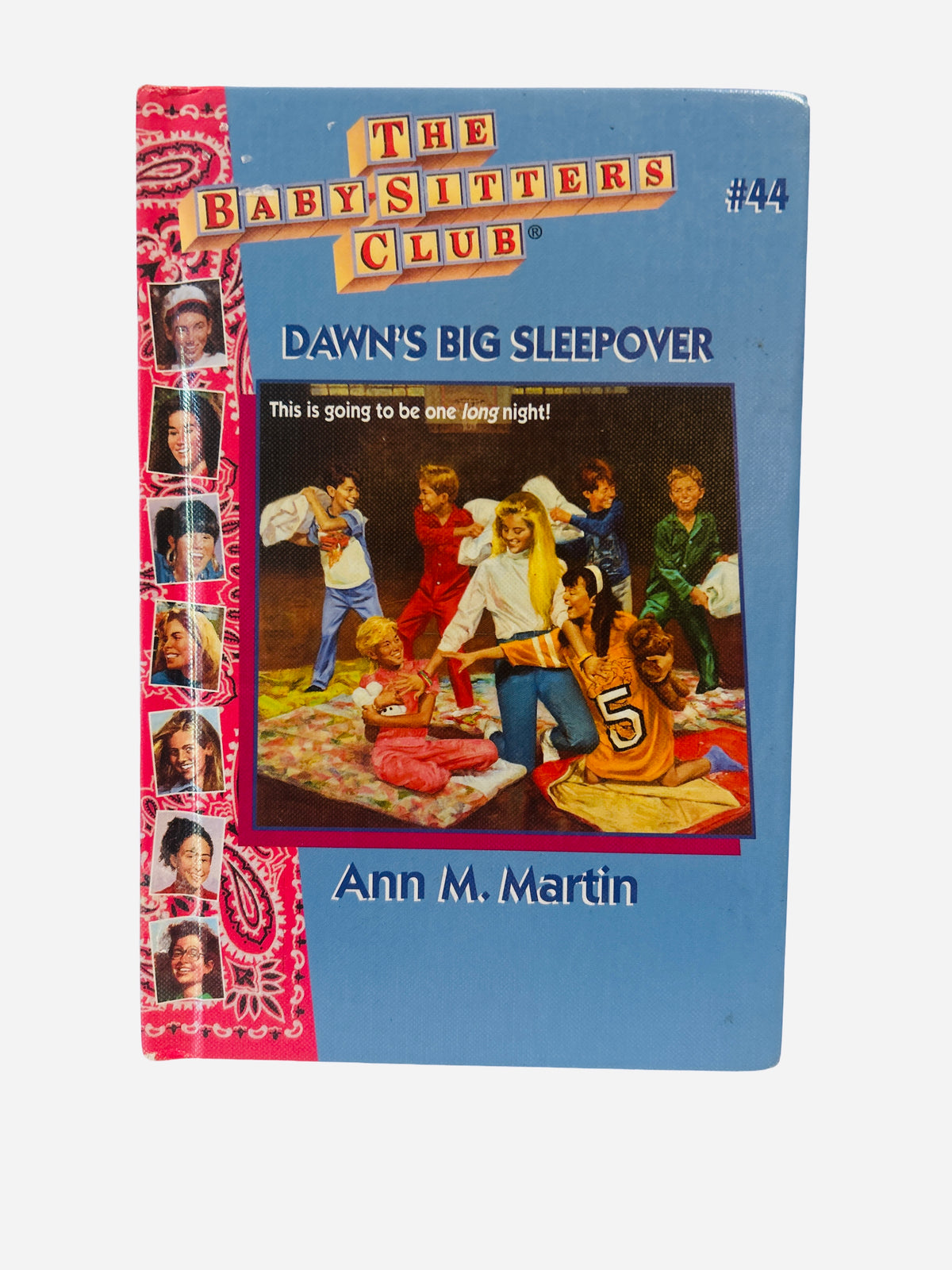 Dawn's Big Sleepover Baby-Sitters Club #44 ex-library large print hardcover cover