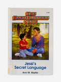 Jessi's Secret Language – Baby-Sitters Club #16 ex-library hardcover front cover