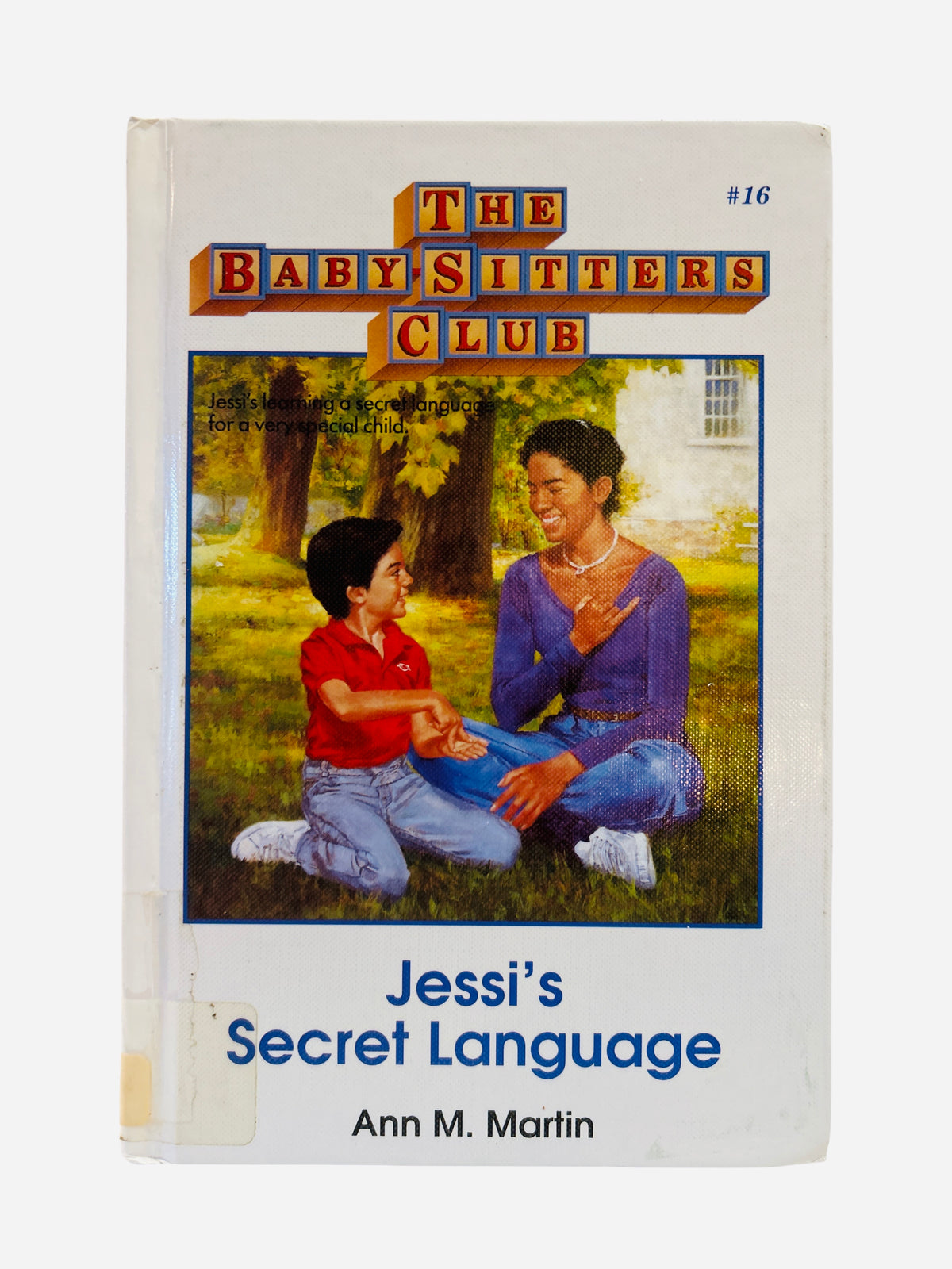 Jessi's Secret Language – Baby-Sitters Club #16 ex-library hardcover front cover