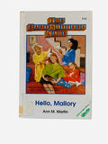 Hello, Mallory – Baby-Sitters Club #14 ex-library hardcover front cover