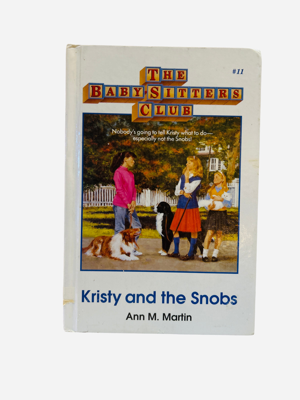 Kristy and the Snobs Baby-Sitters Club #11 ex-library large print hardcover cover