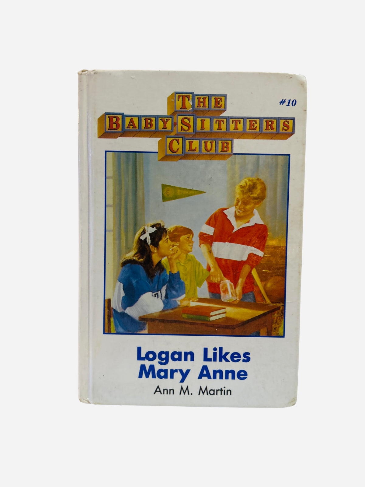 Logan Likes Mary Anne! Baby-Sitters Club #10 ex-library large print hardcover cover