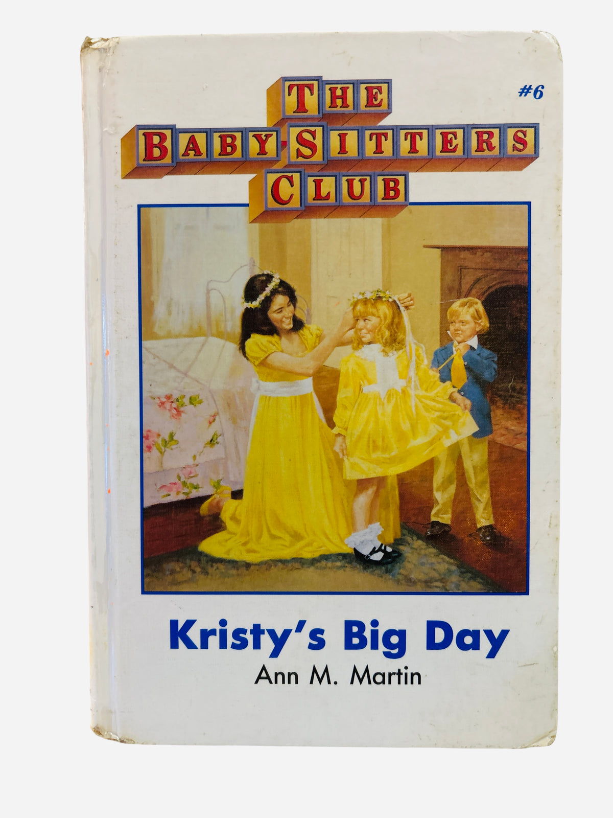 Kristy's Big Day Baby-Sitters Club #6 ex-library large print hardcover cover