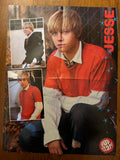 Jesse collage side of 2005 Pop Star double-sided 16x21 poster