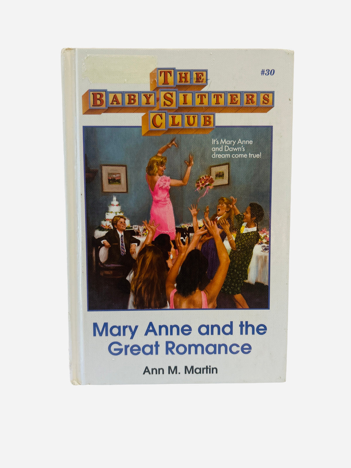 Mary Anne and the Great Romance – Baby-Sitters Club #30 ex-library hardcover front cover