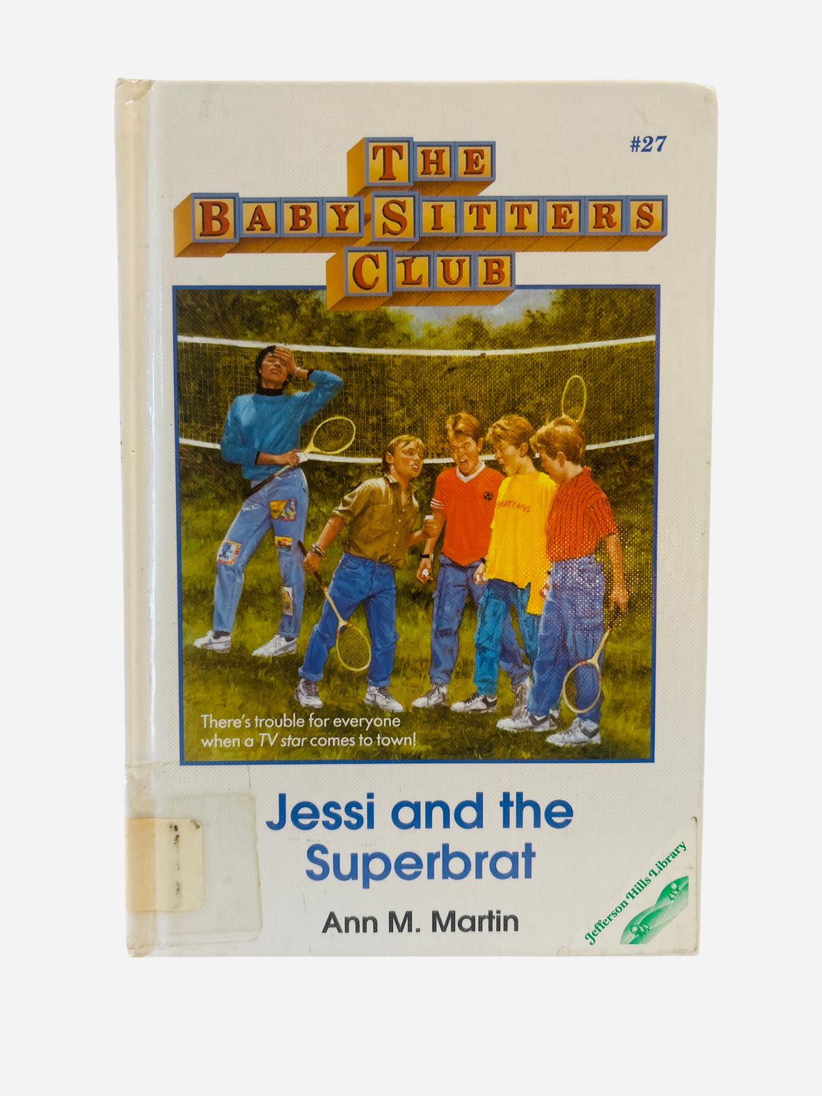 Jessi and the Superbrat – Baby-Sitters Club #27 ex-library hardcover front cover