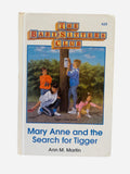 Mary Anne and the Search for Tigger – Baby-Sitters Club #25 ex-library hardcover front cover