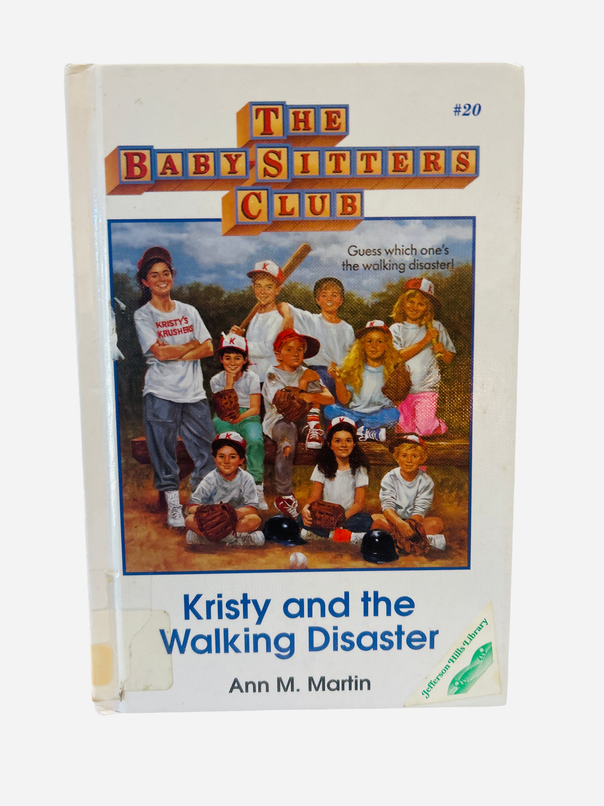 Kristy and the Walking Disaster – Baby-Sitters Club #20 ex-library hardcover front cover