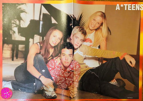2001 Pop Star magazine poster featuring A*Teens