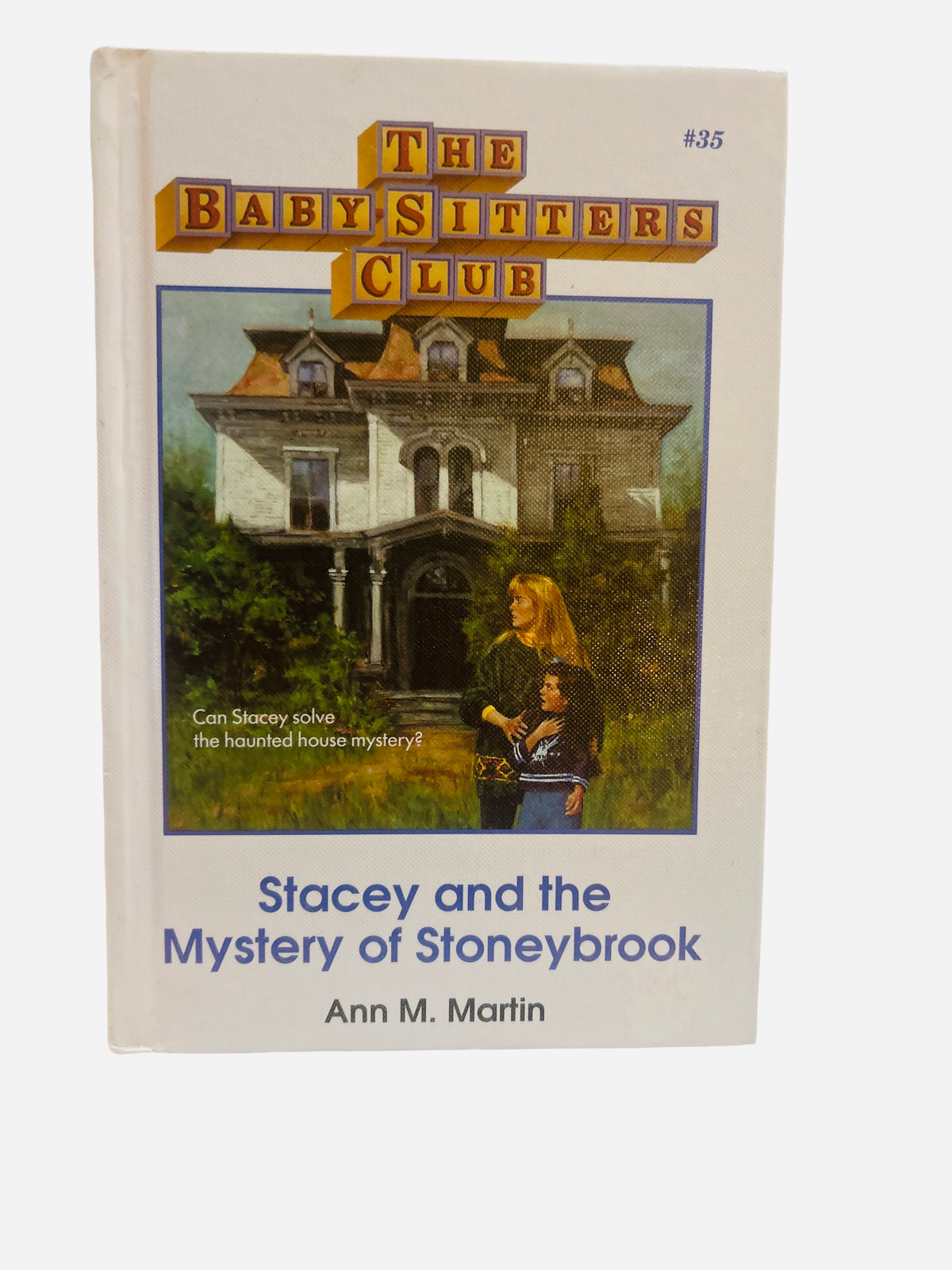 Stacey and the Mystery of Stoneybrook – Baby-Sitters Club #35 ex-library hardcover front cover
