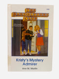 Kristy's Mystery Admirer Ex-Library Hardcover – Baby-Sitters Club #38