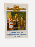 Claudia and the Middle School Mystery Ex-Library Hardcover – Baby-Sitters Club #40