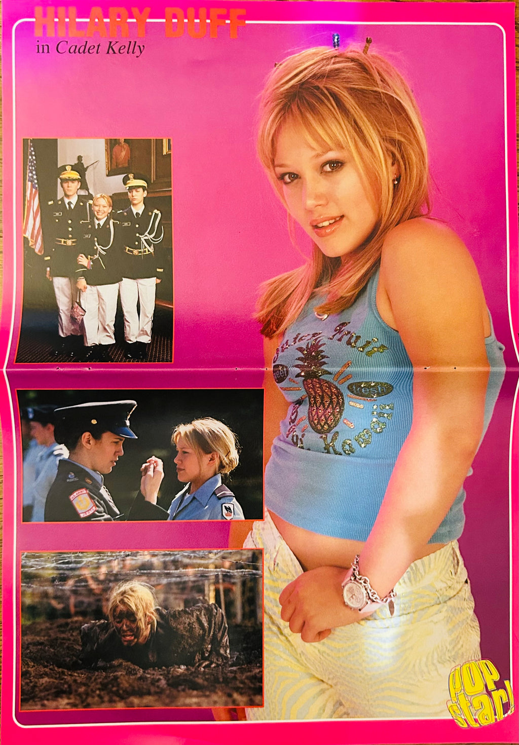 Pop Star magazine double-sided poster featuring Lil' J