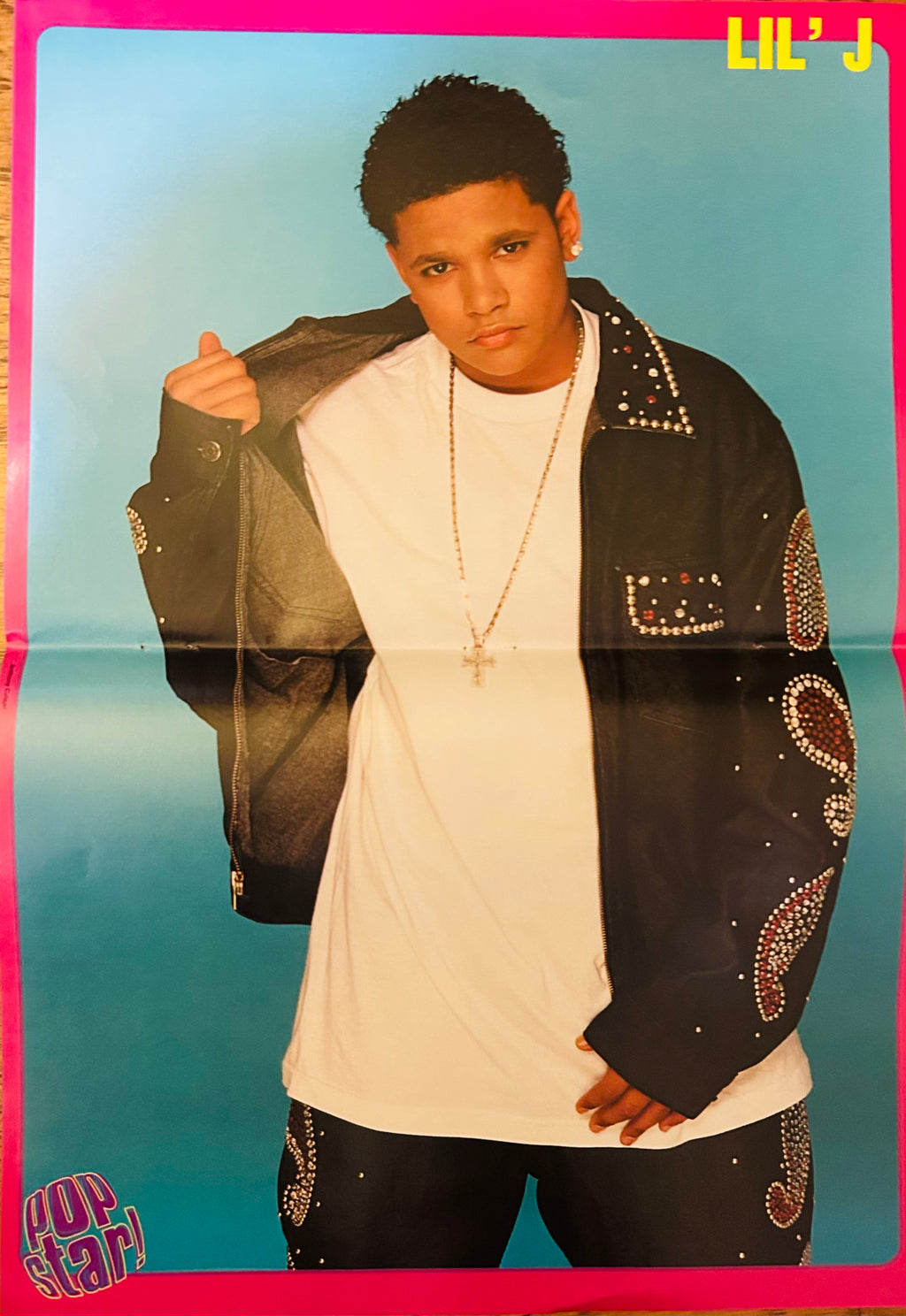 Pop Star magazine double-sided poster featuring Hilary Duff in Cadet Kelly