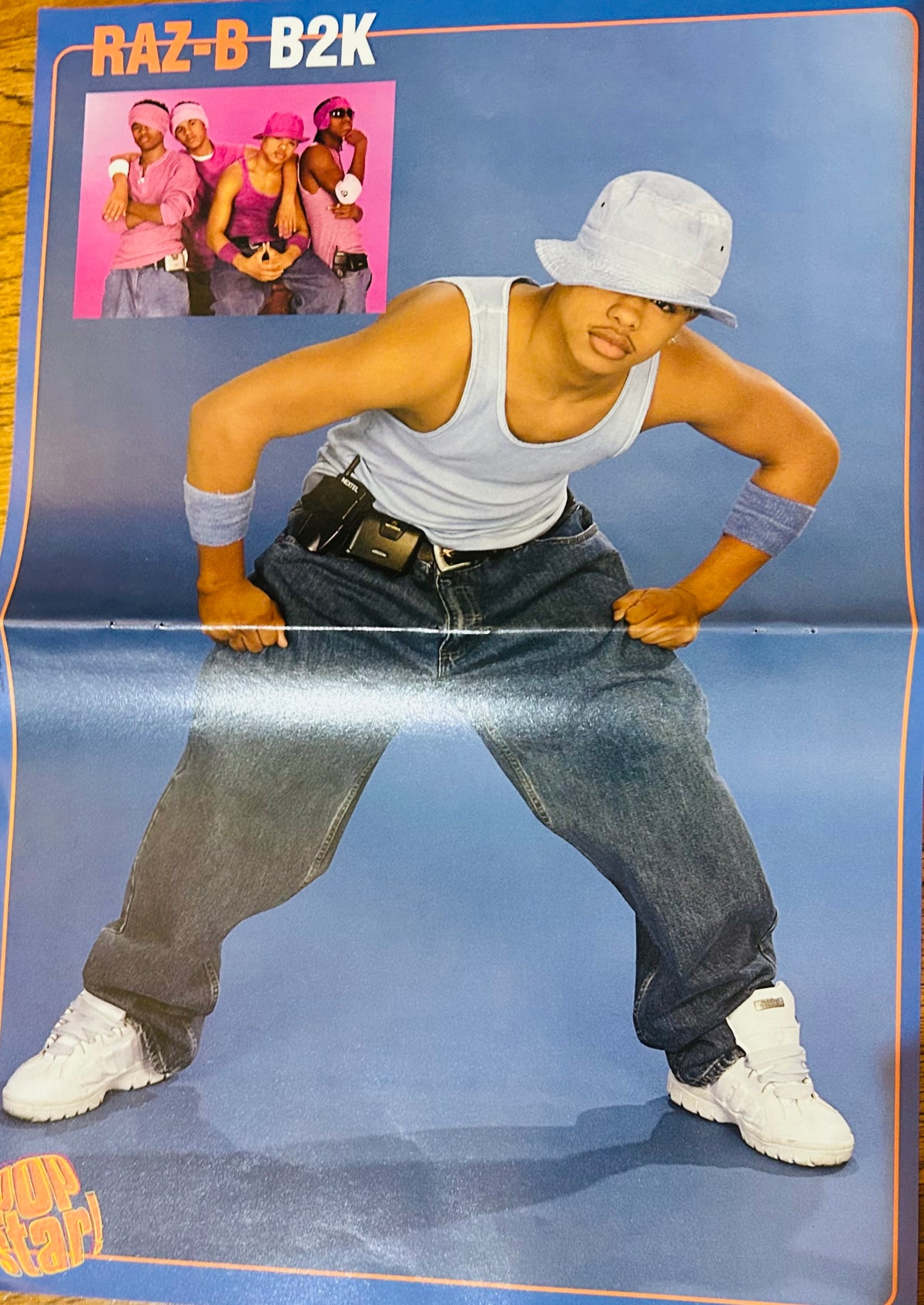 Pop Star magazine double-sided poster featuring Natural