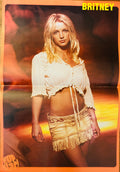 Pop Star magazine double-sided poster featuring Britney Spears