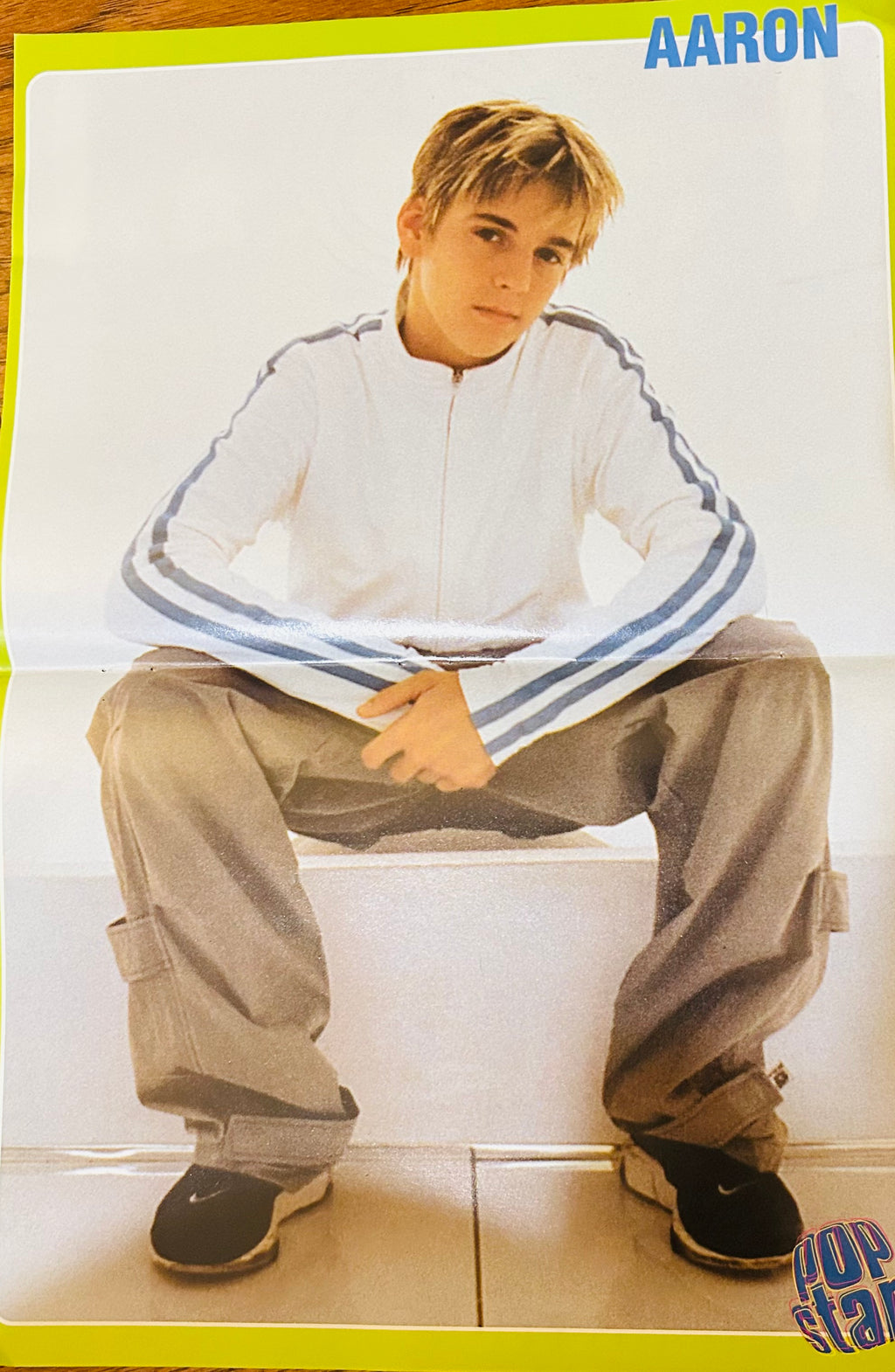 Pop Star magazine double-sided poster featuring Omarion and B2K