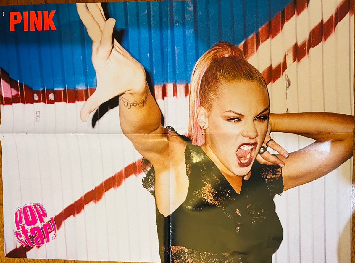 Pop Star magazine double-sided poster featuring O-Town