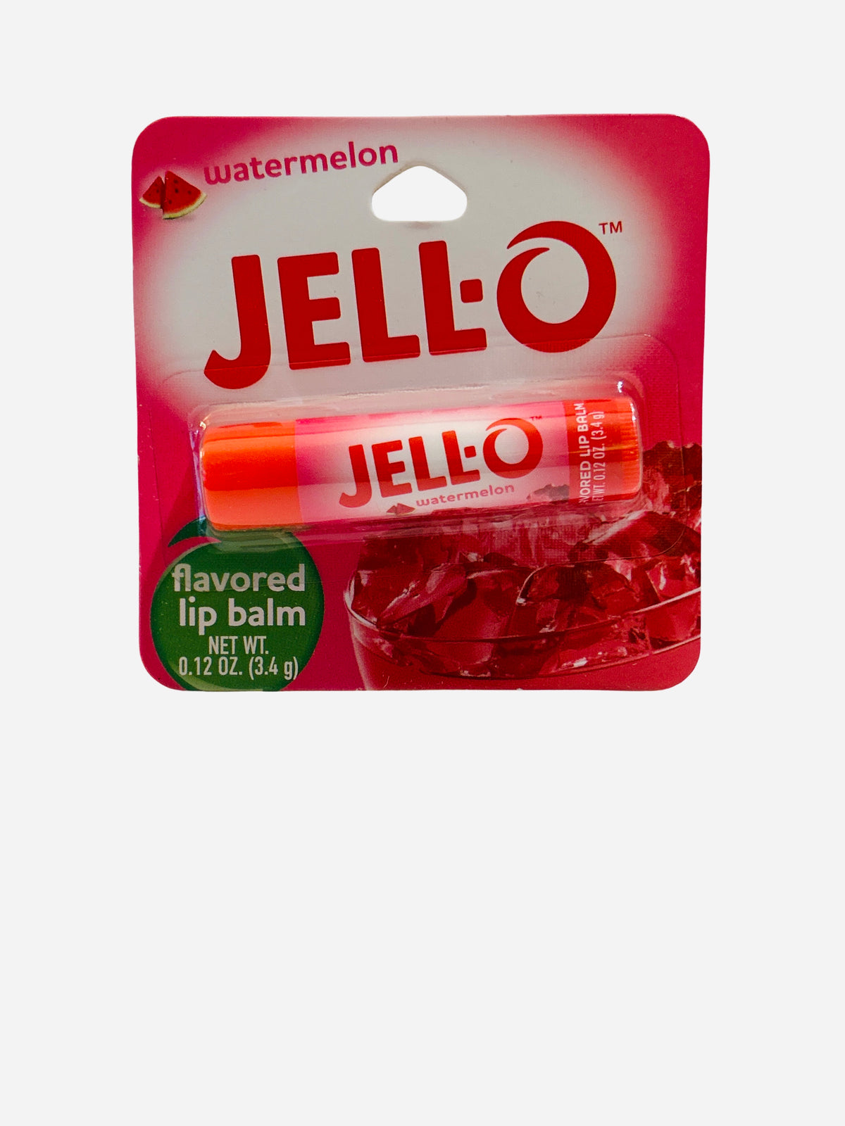 Jell-O Watermelon Flavored Lip Balm - 0.12 oz